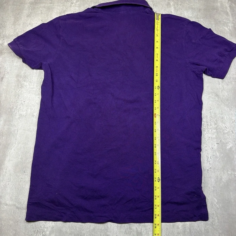 Vintage Polo Ralph Lauren Men's Polo Shirt Short Sleeve Size Large Purple Prep